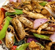 Braised Sea Cucumber with Black Bean Sauce