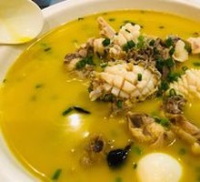 Stewed Chicken, Quail Eggs and Abalone