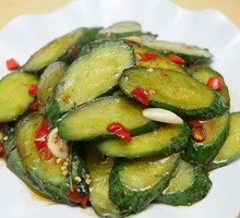 Pan-fried Cucumber with Perilla