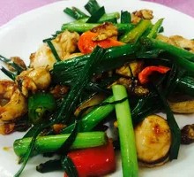 Stir-Fried Fresh Squid with Sand Ginger