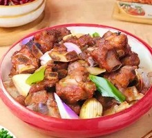 Braised Pork Ribs with Red Onion