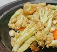Shrimp Paste Stir-fried Tai Shan Cauliflower