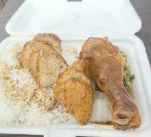 Double Rice with Chicken Leg Roll