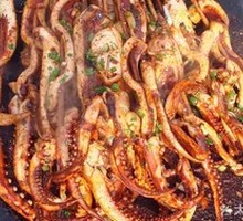 Grilled Squid Tentacles