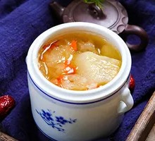 Snow Pear, Sea Coconut and Pork Soup