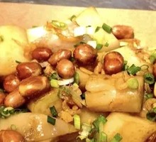 Pan-fried Shrimp-Seasoned Intestine