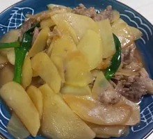 Scallion Potato Slices