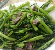 Water Spinach with Beef