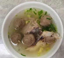Braised Pork Knuckle and Beef Tendon Soup Noodles
