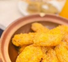 Salted Egg Yolk Baked Chicken Wings