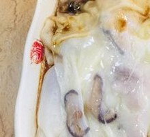 Braised Fish Fillet with Dried Mushrooms and Intestine