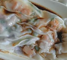Shrimp and Mushroom Rice Noodle Roll