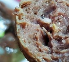 Beef tendon meatballs