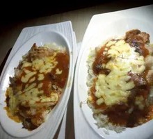 Cheese Pork Cutlet Risotto