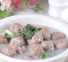 Beef Tendon Meatball Noodle Soup
