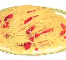 Sour Spicy Potato Noodles over Rice