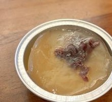White Peach Red Bean Dessert