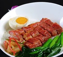 Honey-glazed BBQ Pork Rice