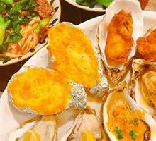 Stuffed Oyster with Garlic Sauce