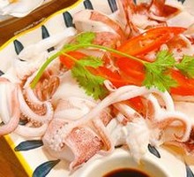 Steamed Fresh Squid