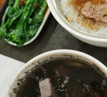 Mei Cai Pork Patties with Rice