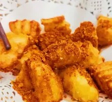 Yunnan Potatoes with Crispy Rice Cake