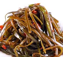 Cold-mixed kelp strands