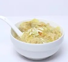 Spanish Black Pig Fresh Shrimp Caviar Wonton Noodles