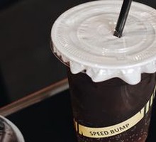 Plum Sparkling Americano