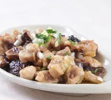 Steamed Chicken with Mushrooms