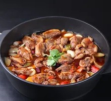 Braised Duck with Tofu Puffs and Garlic Shoots Rice