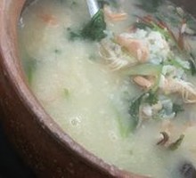 Shrimp and Crab Clay Pot Rice Porridge