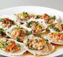 Steamed Scallops with Garlic and Vermicelli