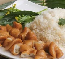 Spiced Braised Intestine Rice