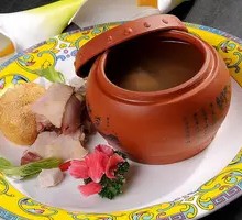 Hedgehog Mushroom and Old Chicken Stew