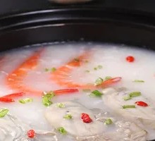 Fresh Shrimp and Oyster Porridge