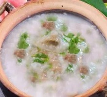 Salted Pork Bone Rice Porridge