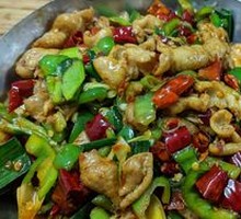 Spicy Pork Intestines Stir-fry