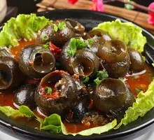 Stir-Fried Water Snails with Perilla
