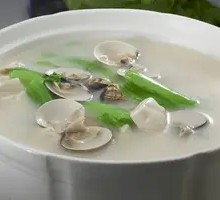 Sand Clam and Preserved Vegetable Soup