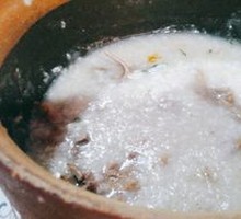 Salted Pork Bone Rice Porridge