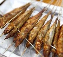Charcoal-Grilled Smelt