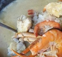 Shrimp and Crab Clay Pot Rice Porridge