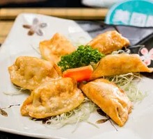 Crispy Corn and Pork Dumplings