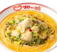 Pickled Mustard Greens and Black Fish Fillet Rice Noodle Soup