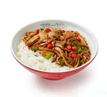 Smoked Bamboo Shoots with Pork Fried Rice