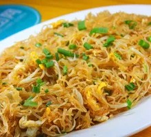 Sausage Egg Fried Rice Noodles