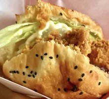 Sichuan Peppercorn Chicken Burger