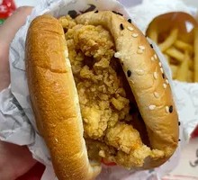 Spicy Chicken Leg Burger