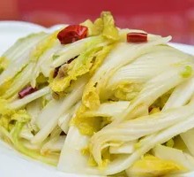 Sour Spicy Napa Cabbage